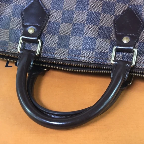 Speedy 30 damier ebene Louis Vuitton - Picture 9 of 15